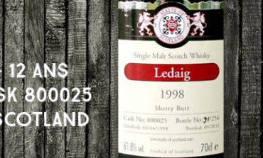 Ledaig - 1998/2010 - 12yo - 61,8% - Cask 800025 - Malts of Scotland