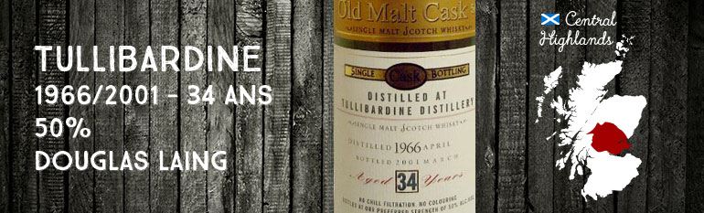 Tullibardine – 1966/2001 – 34yo – 50% – Douglas Laing Old Malt Cask