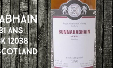 Bunnahabhain - 1980/2012 - 31yo - 46,8% - Cask 12038 - Malts of Scotland