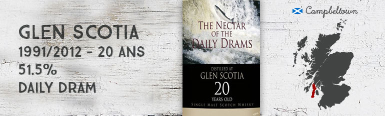 Glen Scotia 1991/2012 – 20yo – 51,5 % – Daily Dram