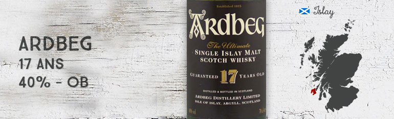 Ardbeg  – 17yo – 40% – OB