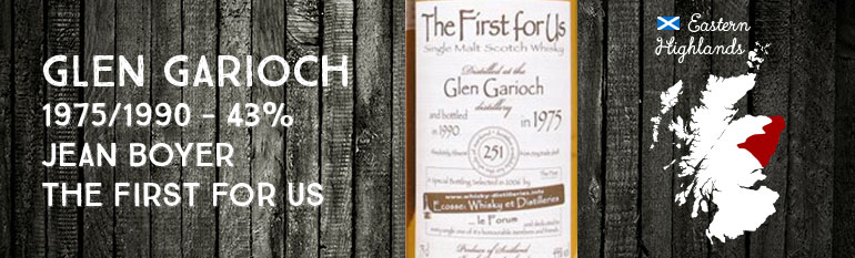 Glen Garioch – 1975/1990 – 43% – Jean Boyer The first of Us