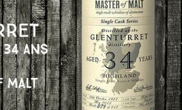 Glenturret 1977/2012 - 34yo - 47,9 % - Master of Malt
