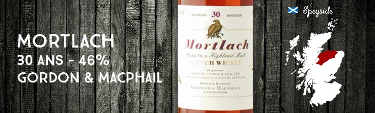Mortlach – 30yo – 46% – Gordon & Macphail