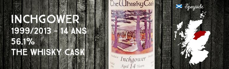 Inchgower – 1999/2013 – 14yo – 56,1% – The Whisky Cask