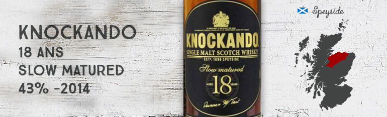 Knockando -18yo – Slow Matured – 43% – 2014