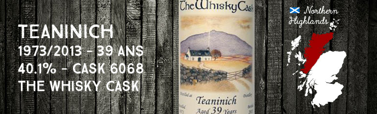 Teaninich – 1973/2013 – 39yo – 40,1% – Cask 6068 – The Whisky Cask  