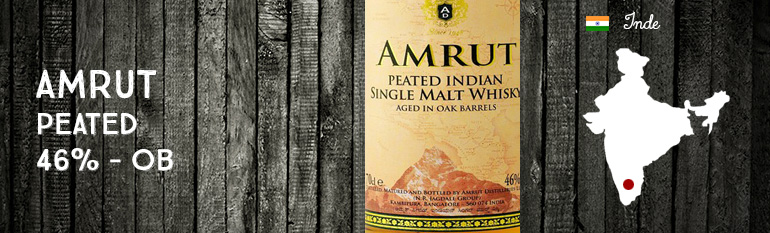 Amrut – Peated – 46% – OB