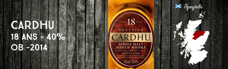 Cardhu – 18yo – 40% – OB – 2014