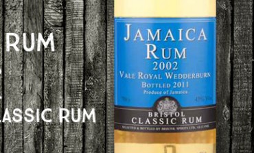 Jamaica Rum - Vale Royal Wedderburn - 2002 -  43% - Bristol Classic Rum