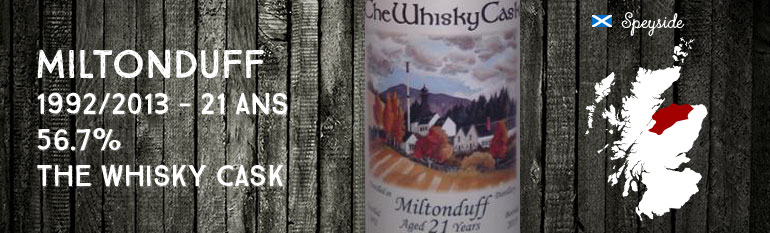 Miltonduff – 1992/2013 – 21yo – 56,7% – The Whisky Cask