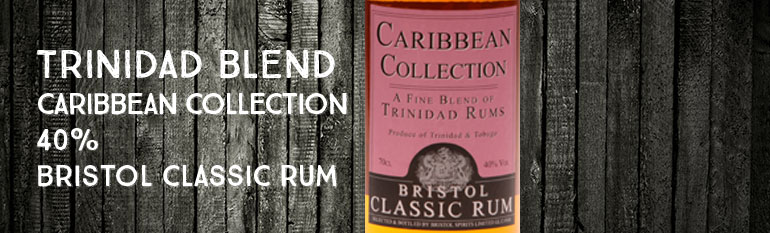 Caribbean Collection – Trinidad Blend – 40% – Bristol Classic Rum
