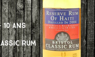 Reserve Rum of Haïti - 2004/2014 - 10yo -  43% - Bristol Classic Rum