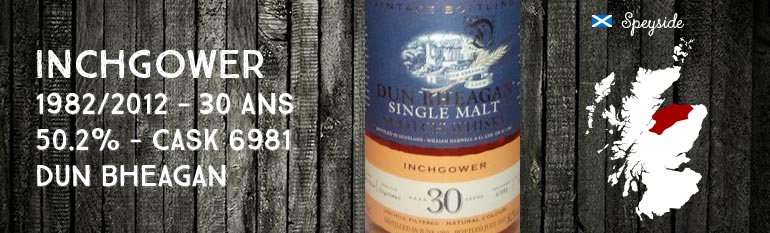 Inchgower – 1982/2012 – 30yo – 50,2% – Cask 6981- Ian McLeod Dun Bheagan