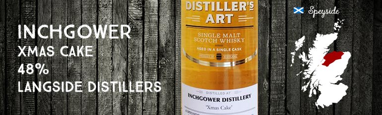 Inchgower – Xmas Cake – 48% – Langside Distillers Distiller’s Art