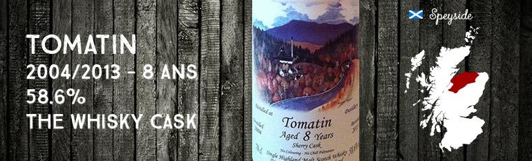 Tomatin – 2004/2013 – 8yo – 58,6% – The Whisky Cask
