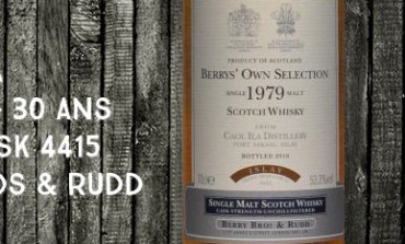 Caol Ila - 1979/2010 - 30yo - 53.3% - Cask 4415 - Berry Bros & Rudd