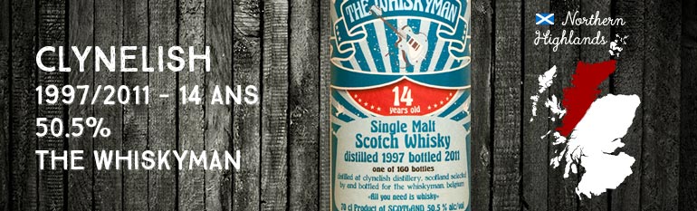 Clynelish – 1997/2011 – 14 yo – 50.5% – The Whiskyman