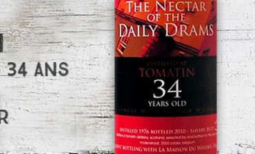 Tomatin - 1976/2010 - 34yo - 51% - Sherry Butt - The Nectar of The Daily Drams/La Maison du Whisky