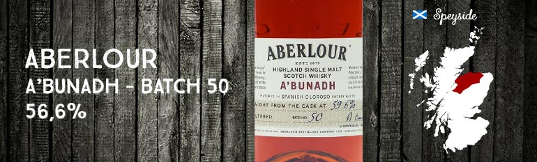 Aberlour – A’bunadh – Batch 50 – 59,6%