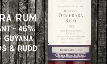 Demera Rum - Port Morant - 1975/2007 - Berry Bros & Rudd - 46 % - Guyana