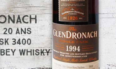 Glendronach - 1994/2014 - 20yo - 54,8% - Cask 3400 - OB for Abbey Whisky