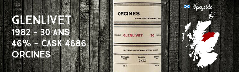 Glenlivet – 1982 – 30yo – 46% – Cask 4686 – Orcines