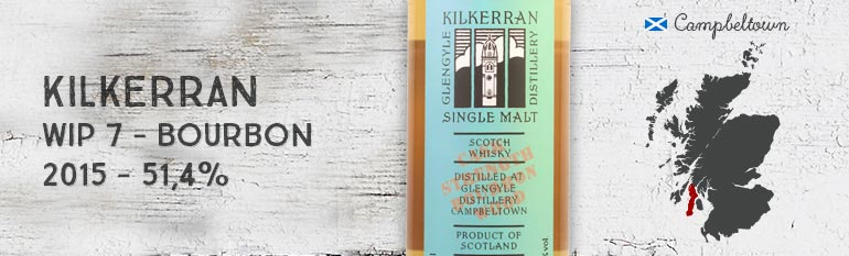 Kilkerran – Glengyle – Work in Progress 7th Release – Bourbon Wood – 54,1%