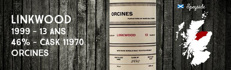 Linkwood – 1999 – 13yo – 46% – Cask 11970 – Orcines