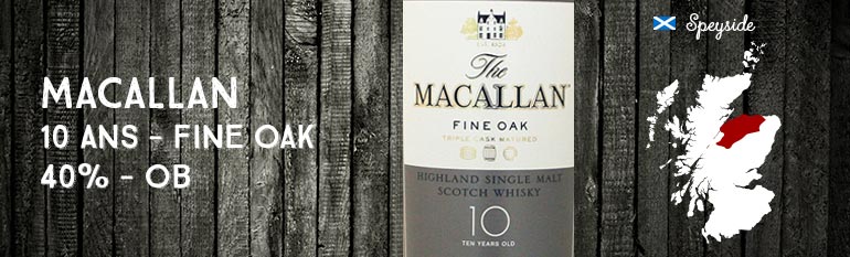 Macallan – 10yo – Fine Oak – 40% – OB