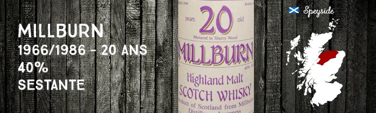 Millburn – 1966/1986 – 20yo – 40% – Sestante