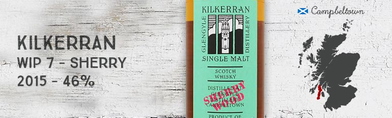 Kilkerran – Work in Progress 7th Release – Sherry Wood – 46%