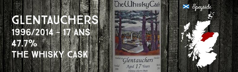 Glentauchers – 1996/2014 – 17yo – 47,7% – The Whisky Cask