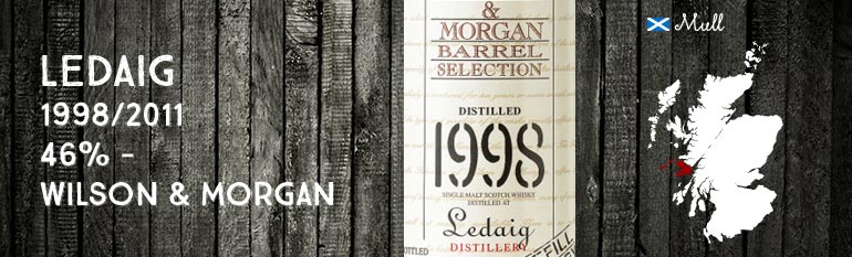 Ledaig – 1998/2011 – Refill Sherry – 46% – Wilson & Morgan