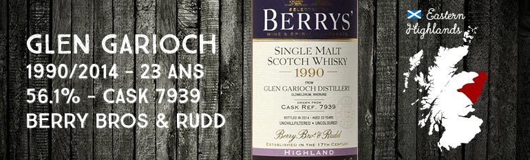 Glen Garioch – 1990/2014 – 23yo – 56,1% – Cask 7939 – Berry Bros & Rudd