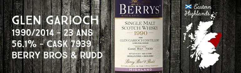 Glen Garioch – 1990/2014 – 23yo – 56,1% – Cask 7939 – Berry Bros & Rudd