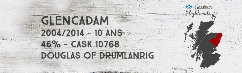 Glencadam – 2004/2014 – 10yo – 46% – Cask 10768 – Douglas of Drumlanrig
