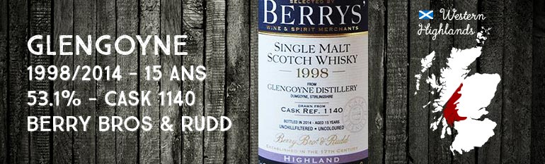 Glengoyne – 1998/2014 – 15yo – 53,1% – Cask 1140 – Berry Bros & Rudd