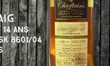 Laphroaig - 1998/2013 - 14yo - 44,3% - Casks 8601/8604 - Ian MacLeod - Chieftain's