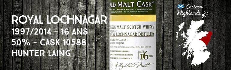 Royal Lochnagar – 1997/2014 – 16yo – 50% – Cask HL10588 – Hunter Laing – Old Malt Cask