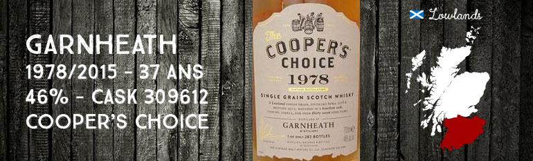 Garnheath – 1978/2015 – 37yo – 46% – Cask  309612 –  Cooper’s Choice