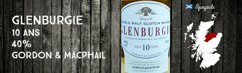 Glenburgie – 10yo – 40% – Gordon & MacPhail