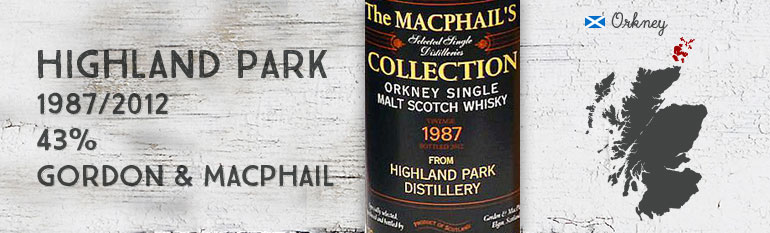 Highland Park – 1987/2012 – 43% – Gordon & MacPhail