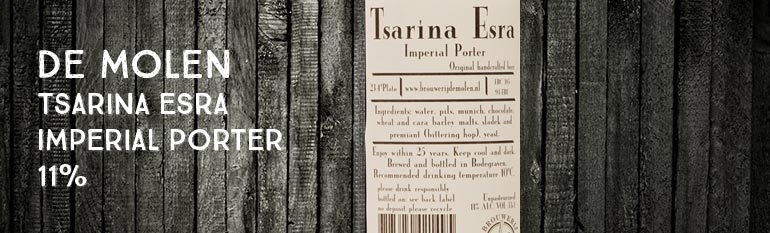 De Molen – Tsarina Esra – Imperial Porter – 11%