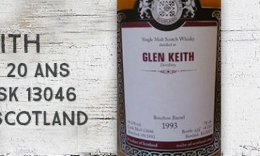 Glen Keith - 1993/2013 - 20yo - 54,2% - Cask 13046 - Malts Of Scotland