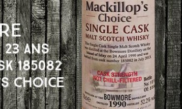 Bowmore - 1990/2013 - 23yo - 52,2% - Cask 185082 - MacKillop's Choice 