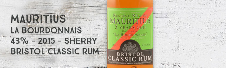 Reserve Rum of Mauritius – « La Bourdonnais » – 2010/2015 – 5yo –  43% – Bristol – Ile Maurice