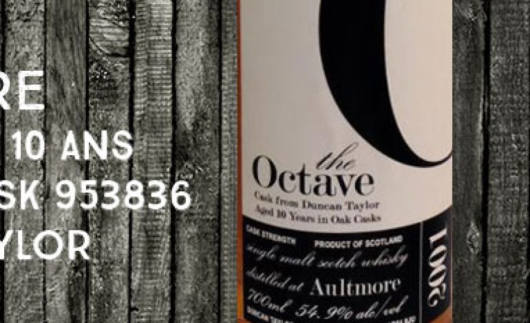 Aultmore – 2001/2012 – 10yo – 54,9% – Cask 953836 – Duncan Taylor Octave for Dugas