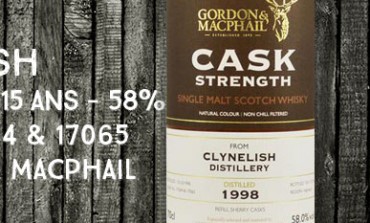 Clynelish - 1998/2014 - 15yo - 58% - Casks 17064+17065 - Gordon & MacPhail Cask Strength Collection