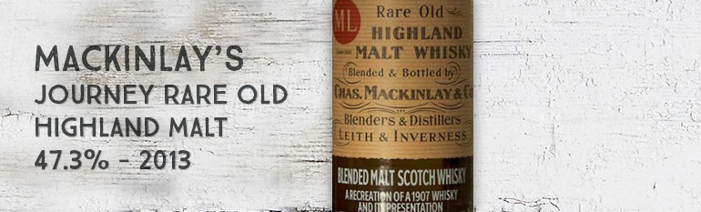 Mackinlay’s Shackleton – Journey Rare Old Highland Malt – 47,3% – 2013